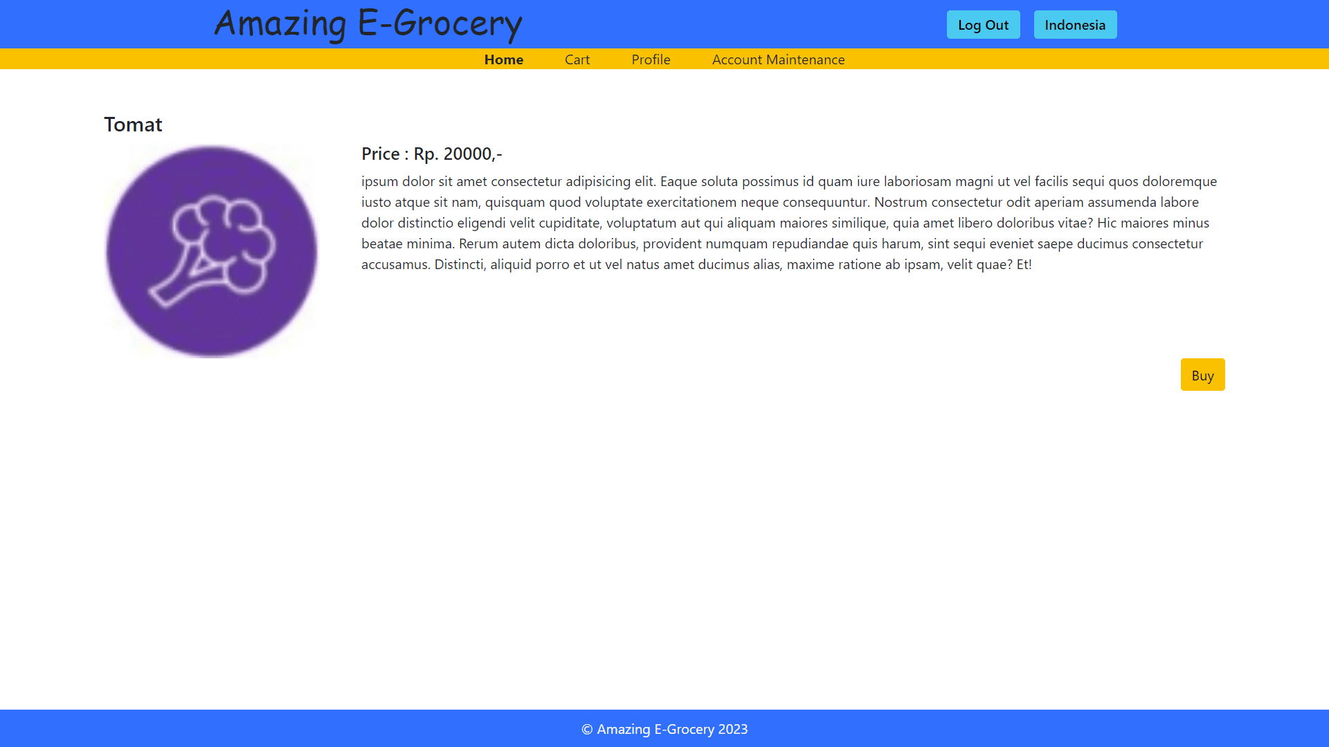Amazing E-Grocery